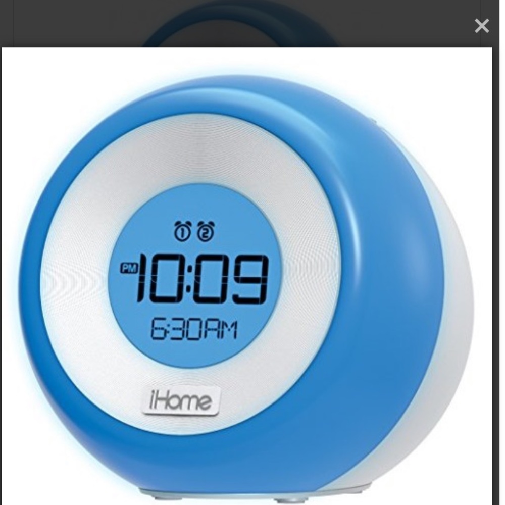iHome alarm clock